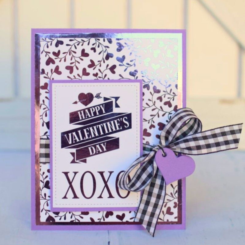 Therm O Web Gina K. Designs Blooming Hearts Foil-Mates Remix Deco Foil Toner Card Fronts 18231 xoxo