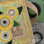 Therm O Web Gina K. Designs Harvest Texture Foil-Mates Remix Deco Foil Toner Card Fronts 18233 hello sunshine
