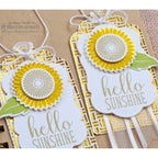 Therm O Web Gina K. Designs Harvest Texture Foil-Mates Remix Deco Foil Toner Card Fronts 18233 sunflower