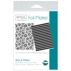 Therm O Web Gina K. Designs Stars and Stripes Foil-Mates Remix Deco Foil Toner Card Fronts 18227