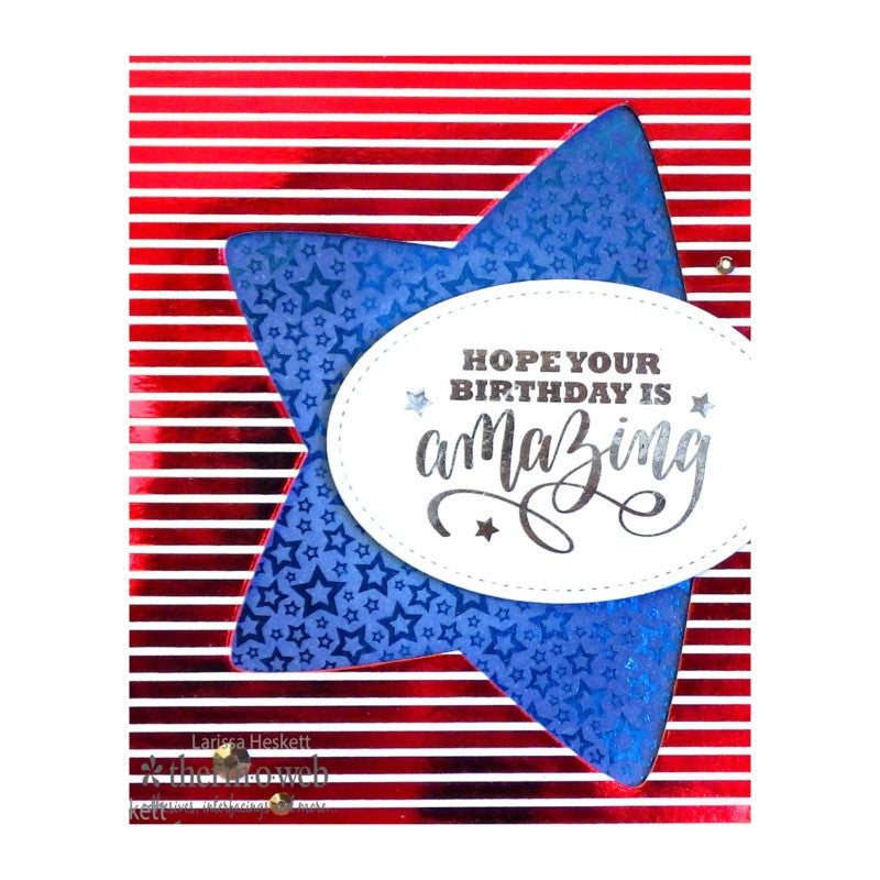 Therm O Web Gina K. Designs Stars and Stripes Foil-Mates Remix Deco Foil Toner Card Fronts 18227 birthday