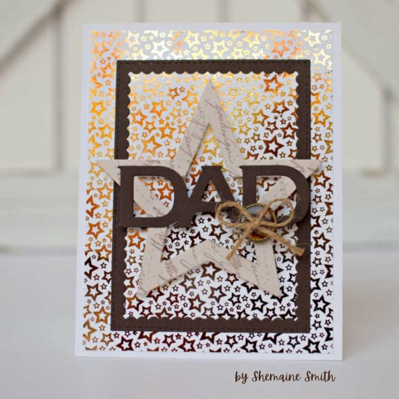 Therm O Web Gina K. Designs Stars and Stripes Foil-Mates Remix Deco Foil Toner Card Fronts 18227 dad