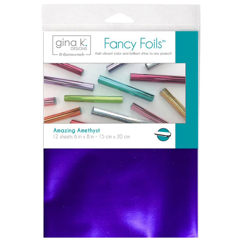 Therm O Web Gina K Designs Amazing Amethyst Fancy Foils Deco Foil 18217