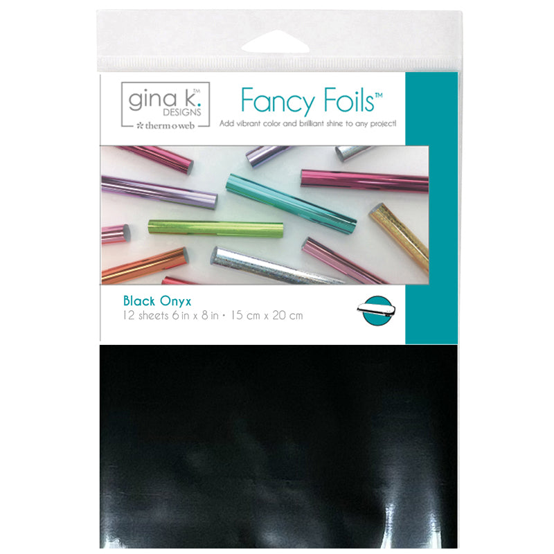 Therm O Web Gina K Designs Black Onyx Fancy Foils Deco Foil 18218