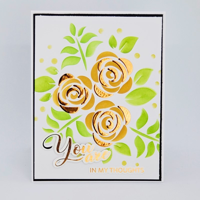 Therm O Web Gina K Designs Butterscotch Fancy Foils Deco Foil 18209 in my thoughts