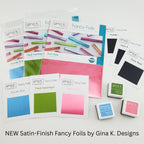 Therm O Web Gina K Designs Fancy Foils Swatch Card Set 18219 satin