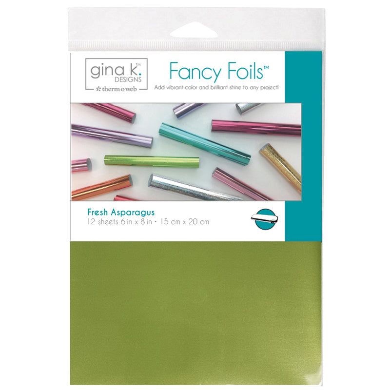 Therm O Web Gina K Designs Fresh Asparagus Fancy Foils Matte Finish Deco Foil 18214