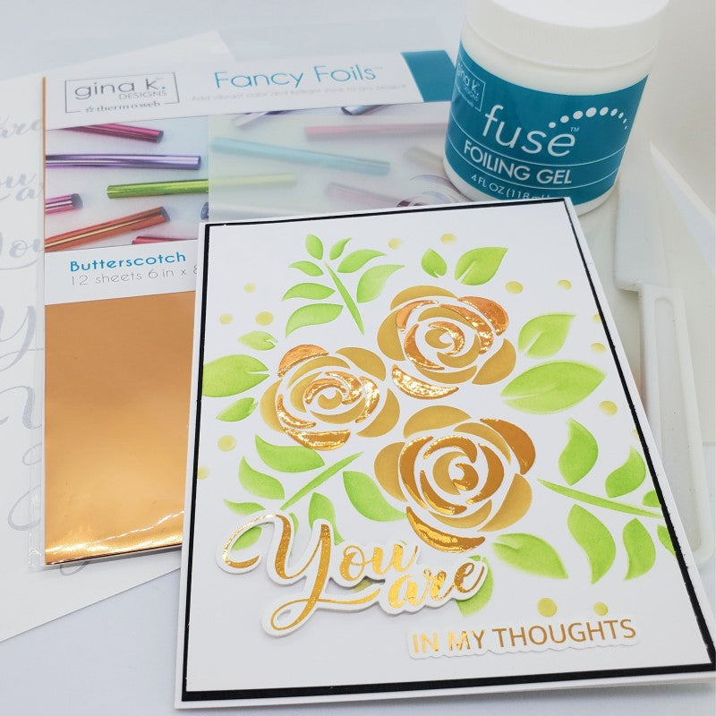 Therm O Web Gina K Designs Fuse Foiling Gel 18206 butterscotch