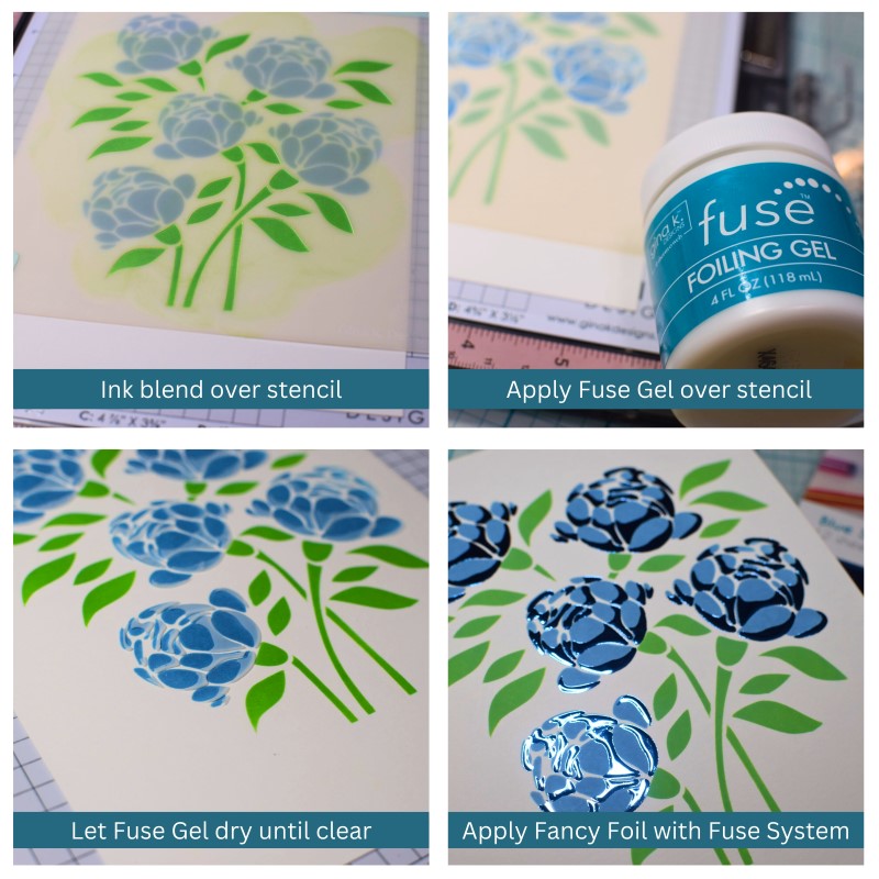 Therm O Web Gina K Designs Fuse Foiling Gel 18206 tutorial