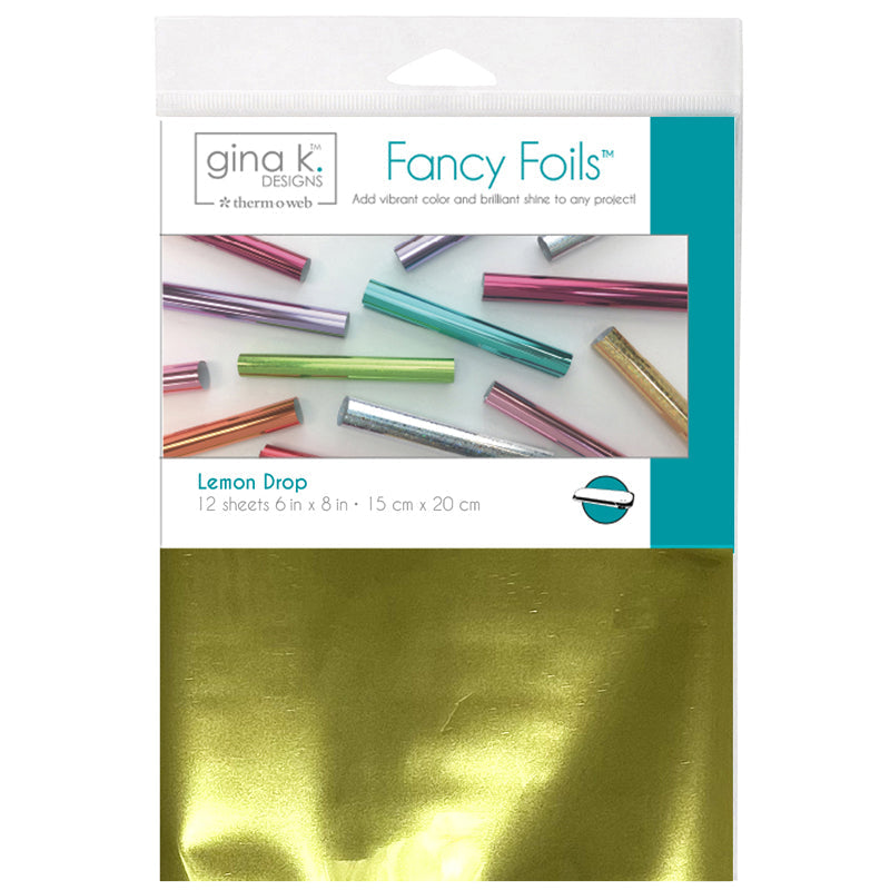 Therm O Web Gina K Designs Lemon Drop Fancy Foils Deco Foil 18213