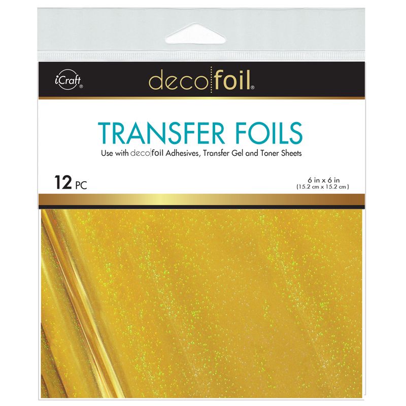 Therm O Web Gold Sparkle Deco Foil Transfer Sheets iCraft 5714