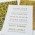 Therm O Web Gold Sparkle Deco Foil Transfer Sheets iCraft 5714 sentiments