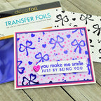 Therm O Web Heartstrings Deco Foil Toner Card Fronts 5706 you make me smile