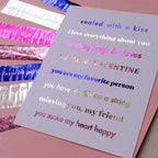 Therm O Web Lots of Love Deco Foil Toner Sentiments Pack 5708 mutli colors