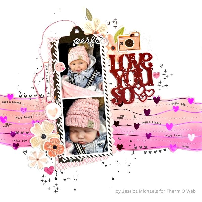 Therm O Web Love All Ways Deco Foil Toner Card Fronts 5707 love you so