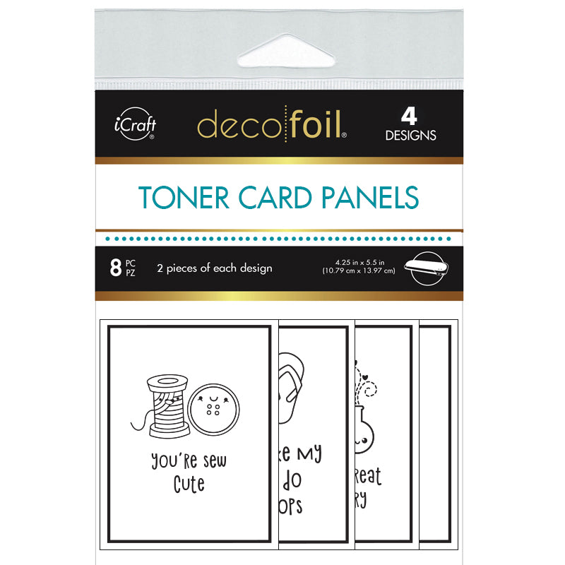 Therm O Web My Punny Valentine Deco Foil Toner Card Panels 5731