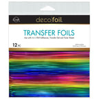 Therm O Web Prismatic Rainbow Deco Foil Transfer Sheets iCraft 5716
