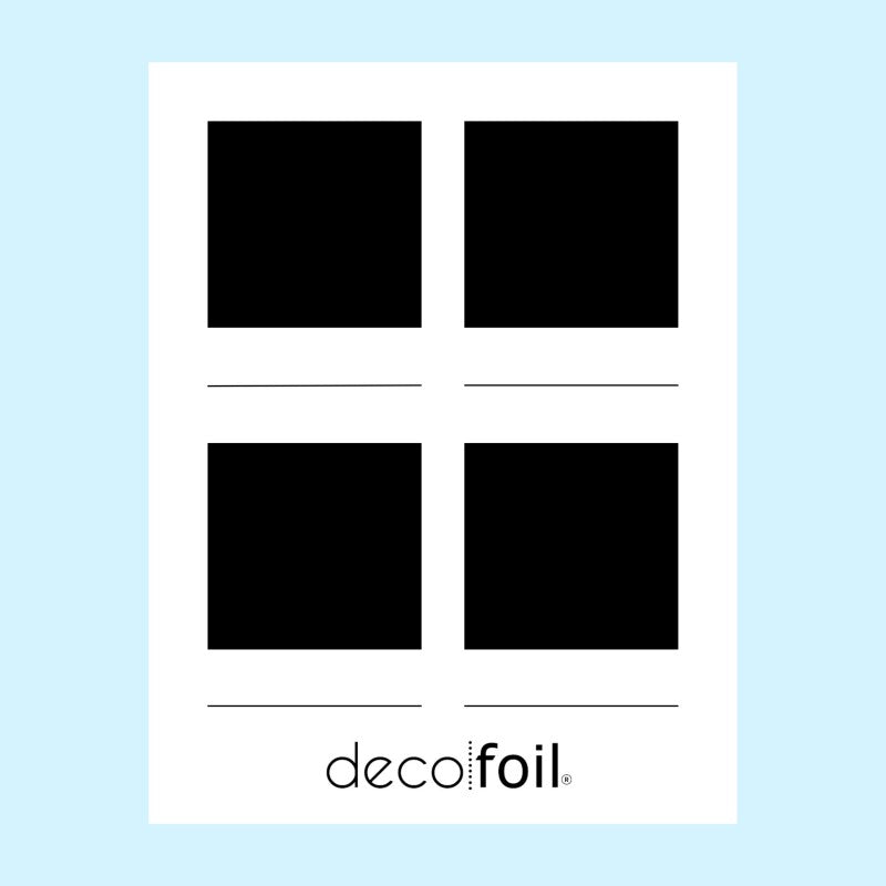 Therm O Web Quads Deco Foil Toner Swatch Cards 5713 single sheet