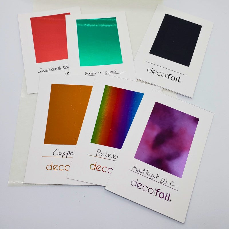 Therm O Web Singles Deco Foil Toner Swatch Cards 5712 singles samples