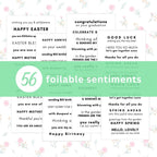 Therm O Web Spring Ahead Deco Foil Toner Sentiments Pack 5719 individual pages