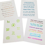 Therm O Web Summertime Deco Foil Toner Sentiments Pack 5723 sample in color