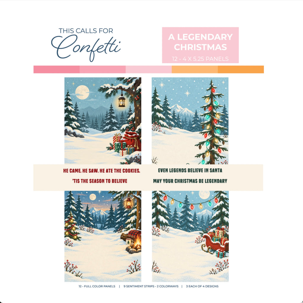 This Calls For Confetti A Legendary Christmas Creative Card Panels