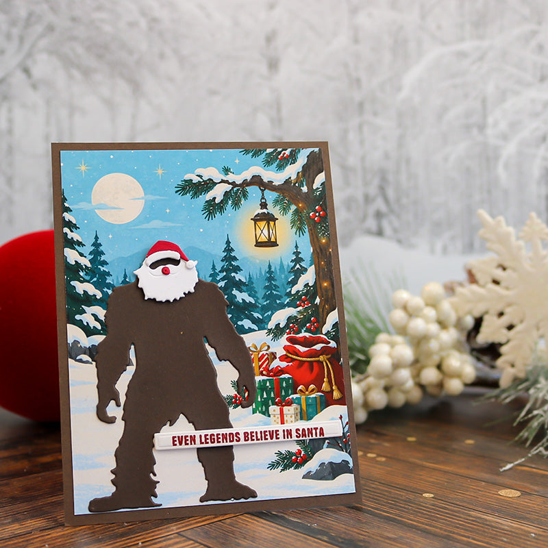 This Calls For Confetti A Legendary Christmas Creative Card Panels believe in santa card