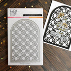 This Calls For Confetti Arched Lattice Circles Die