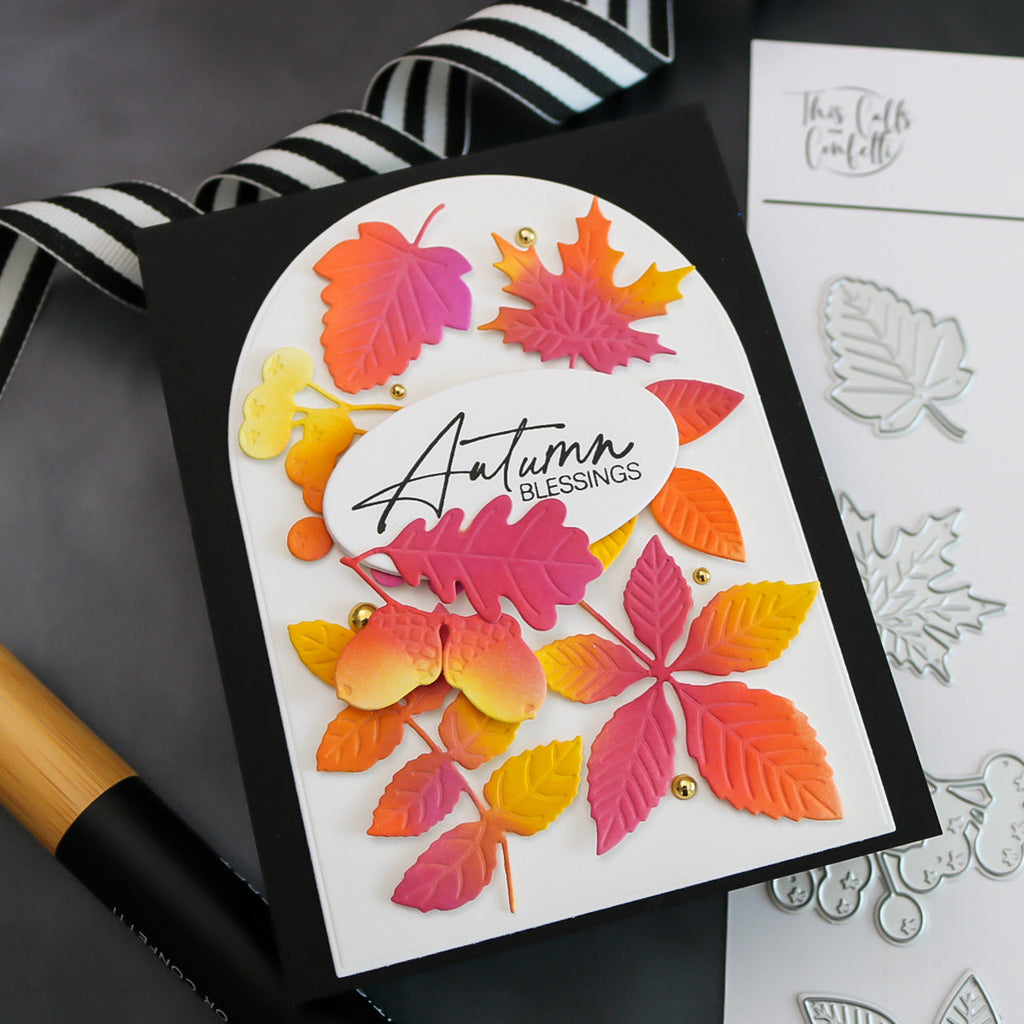 This Calls For Confetti Autumn Artisan Dies leaves