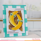 This Calls For Confetti Bananas About You Clear Stamps hearts