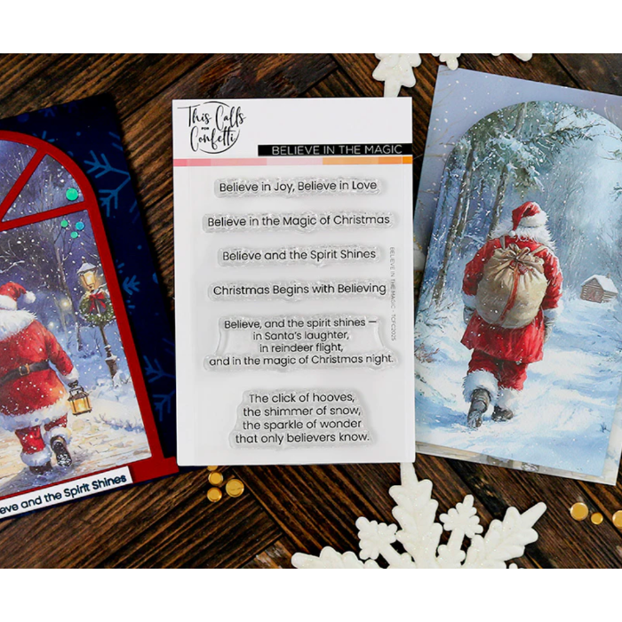 This Calls For Confetti Believe In The Magic Clear Stamps 1
