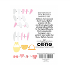 This Calls For Confetti Bigfoot Bunny Ears and Basket Dies layering guided