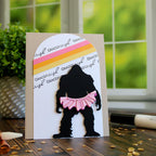 This Calls For Confetti Bigfoot Tutu Dies striped background