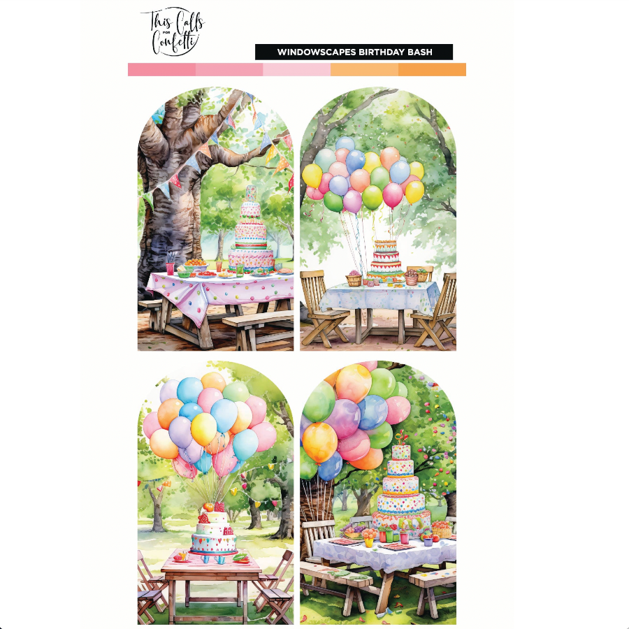 This Calls For Confetti Birthday Bash Ephemera Pack