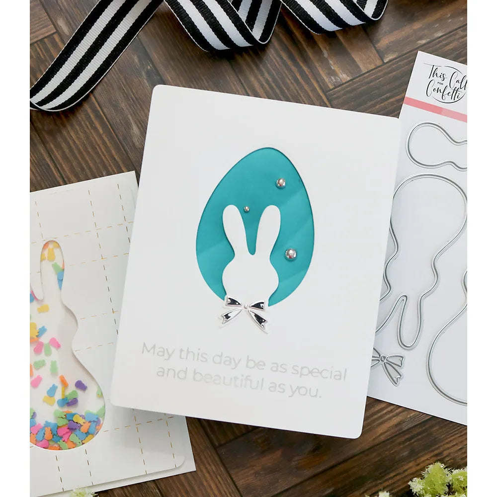 This Calls For Confetti Bunnies Dies special day