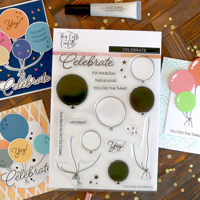 This Calls For Confetti Celebrate Clear Stamps
