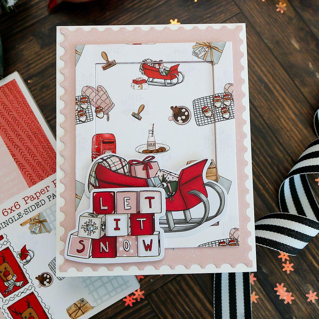 This Calls For Confetti Christmas Post 2 6 x 6 inch Paper Pad cookies