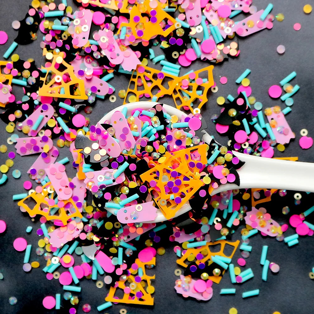 This Calls For Confetti Colorfully Creepy Sequin and Clay Confetti