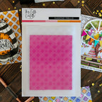 This Calls For Confetti Diamond Trellis Embossing Folder1