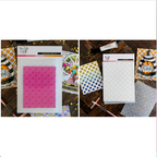 This Calls For Confetti Diamond Trellis Embossing Folder And Diamond Stencil Set