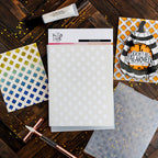 This Calls For Confetti Diamond Trellis Embossing Folder And Diamond Stencil Set image 2