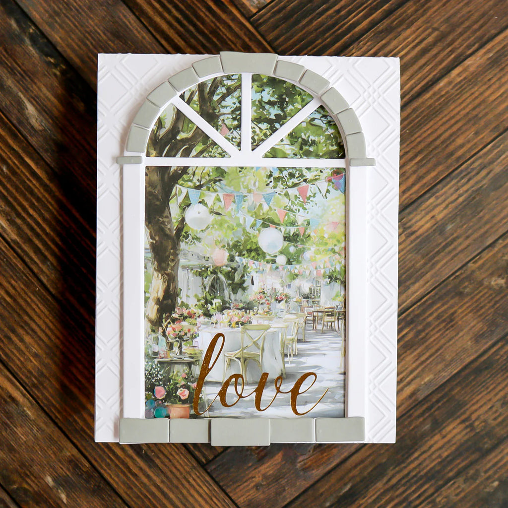 This Calls For Confetti Diamond Trellis Embossing Folder love 