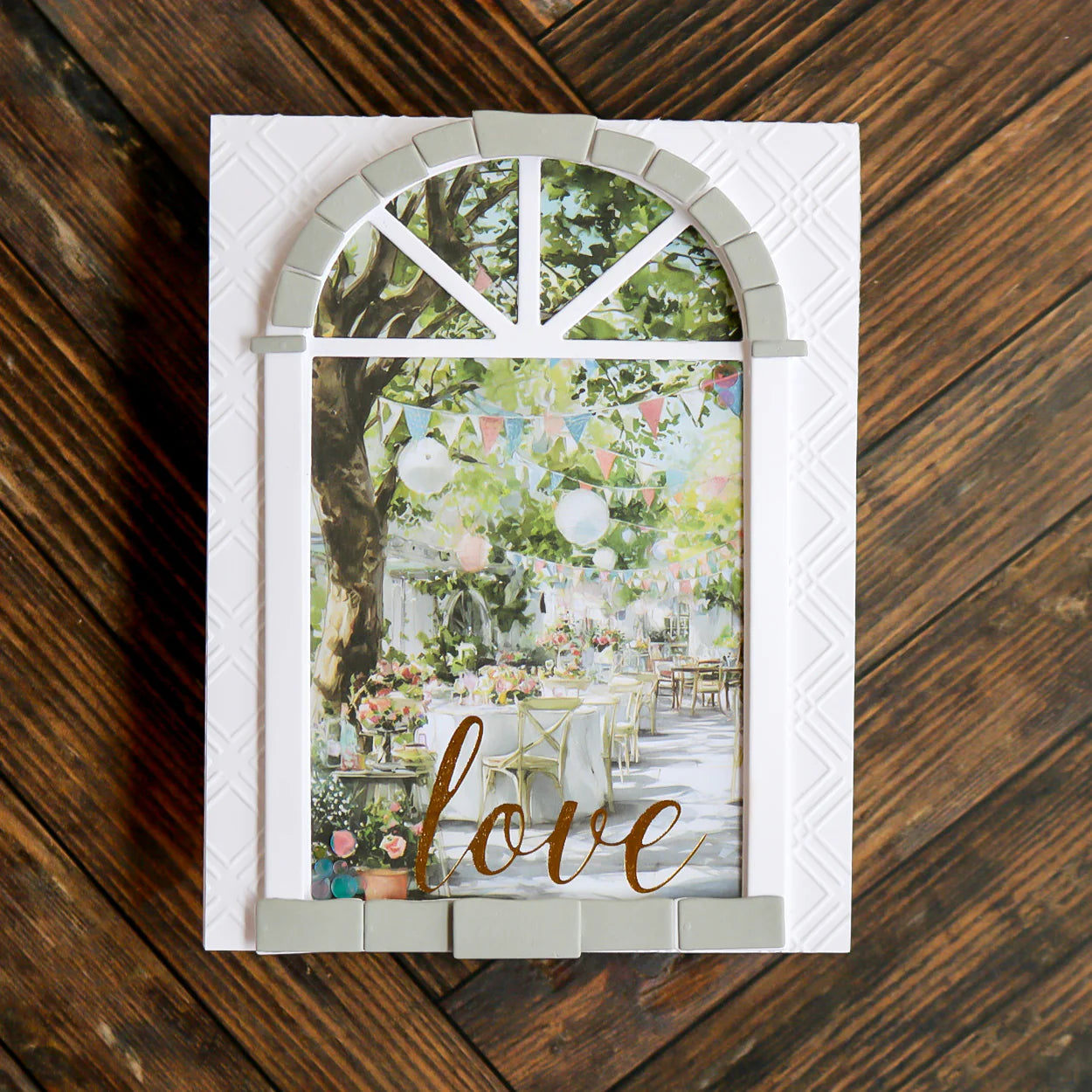 This Calls For Confetti Diamond Trellis Embossing Folder love 