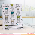 This Calls For Confetti Filtered Thoughts Clear Stamps coffee