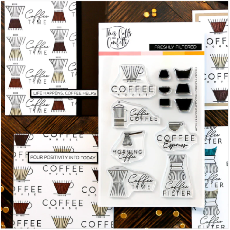 This Calls For Confetti Freshly Filtered Clear Stamps 1