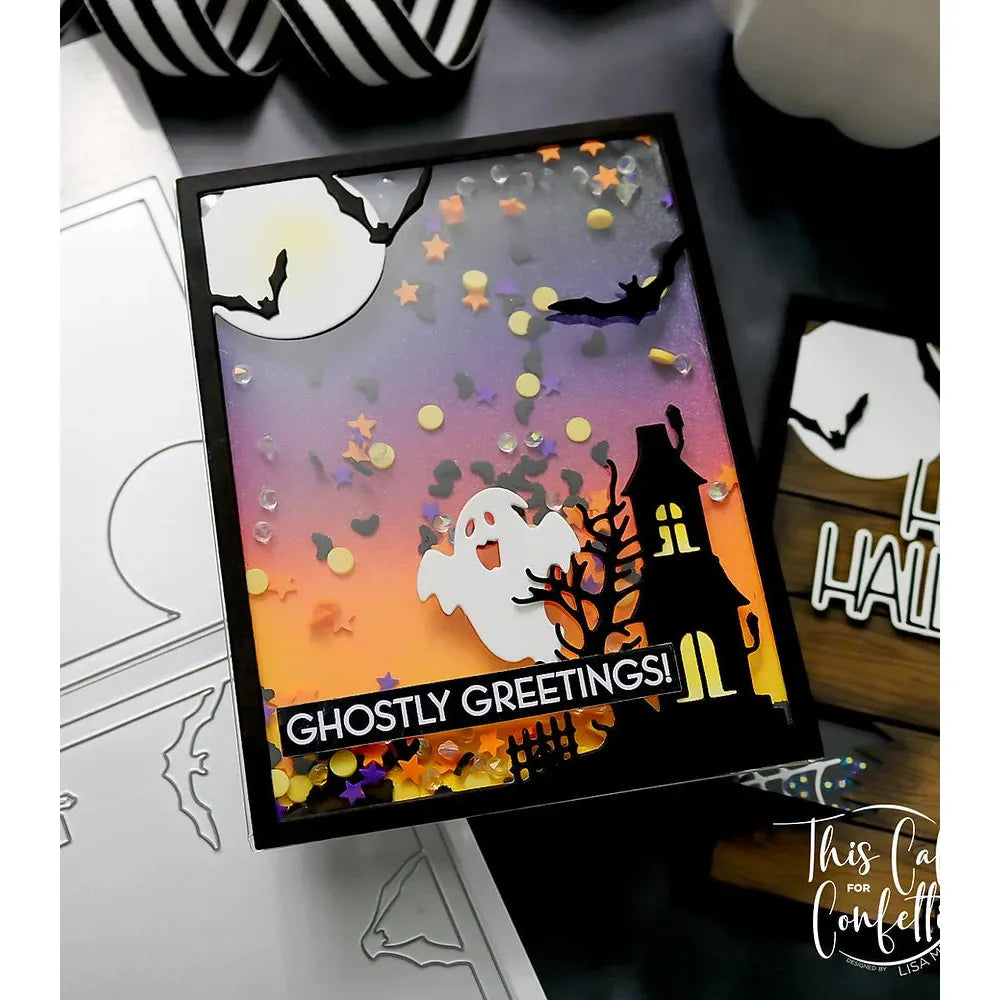 This Calls For Confetti Ghostly Greetings Dies