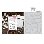 This Calls For Confetti Halloween Chatter Clear Stamp and Chatty A2 Cover Plate Die Set