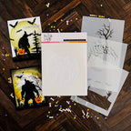 This Calls For Confetti Halloween Scene Builder Stencils