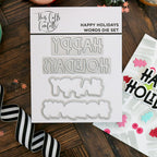 This Calls For Confetti Happy Holidays Words Dies