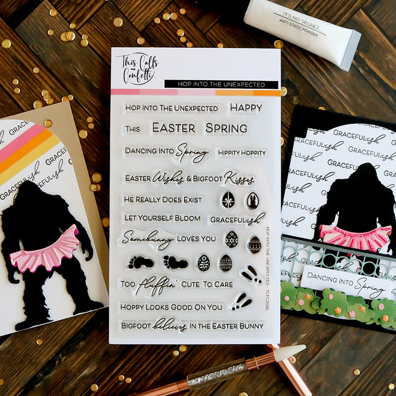 This Calls For Confetti Hop Into The Unexpected Clear Stamps